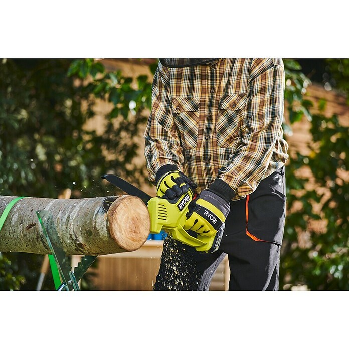 Ryobi ONE+HP Akku-Astsäge RY18PSX20A-0 (Li-Ionen, Ohne Akku, Schwertlänge: 20 cm) | BAUHAUS