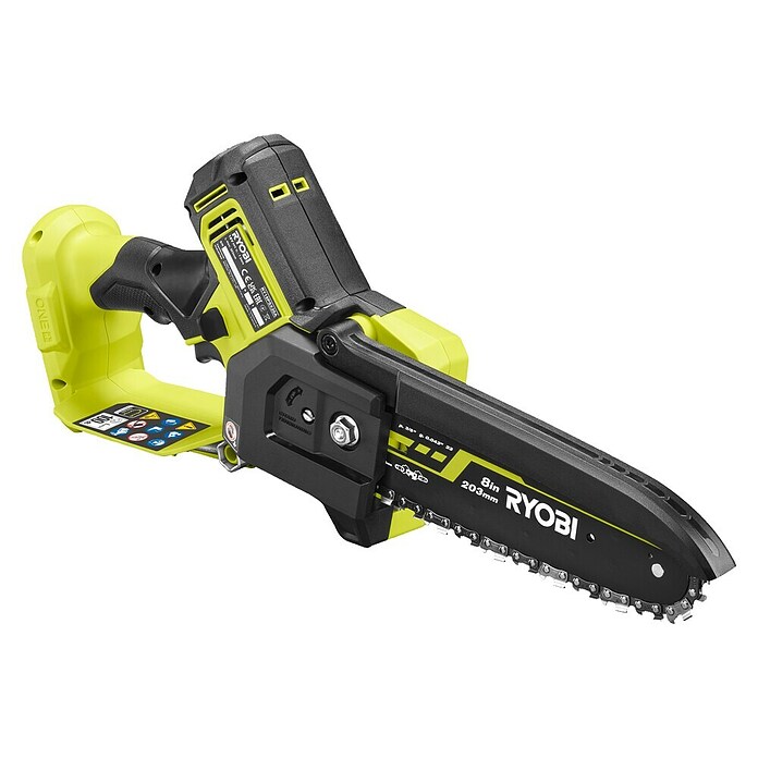 Ryobi ONE+HP Akku-Astsäge RY18PSX20A-0 (Li-Ionen, Ohne Akku, Schwertlänge: 20 cm) | BAUHAUS
