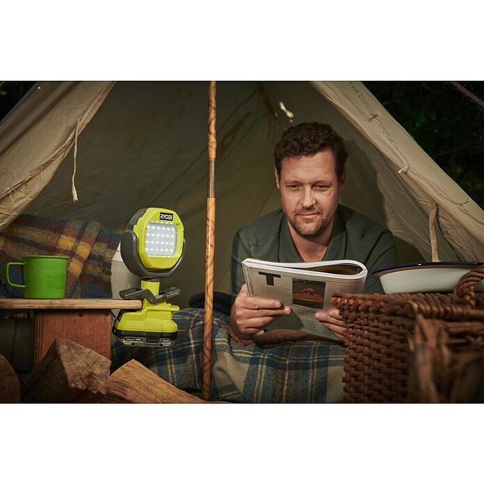 Ryobi ONE+ LED-Akkustrahler RLCL18-0 (18 V, Ohne Akku, 800 lm) | BAUHAUS