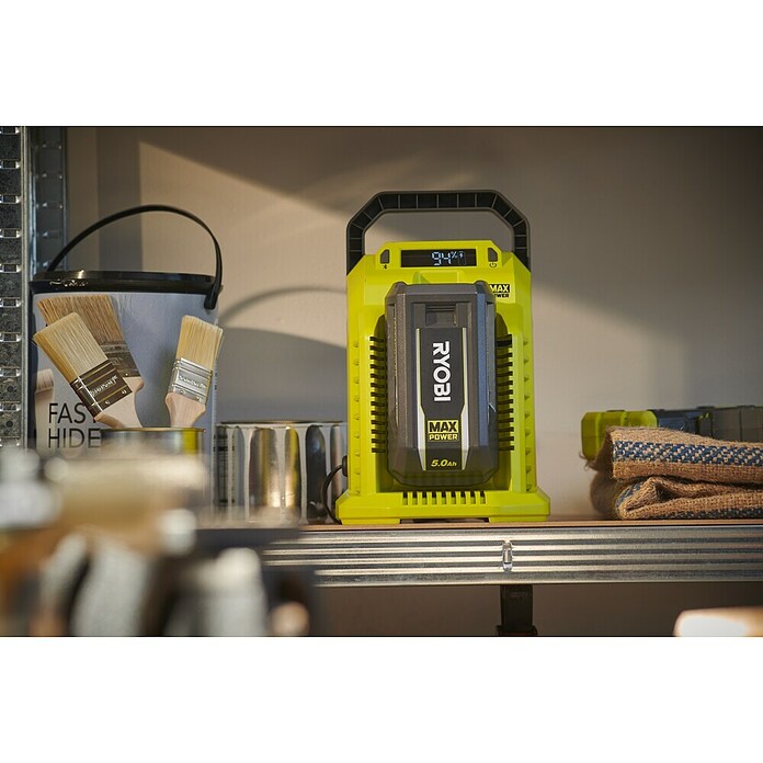 Ryobi Max Power Schnellladegerät RY36C10A (Passend für: Alle Akkus der Ryobi 36 V MaxPower-Serie) | BAUHAUS