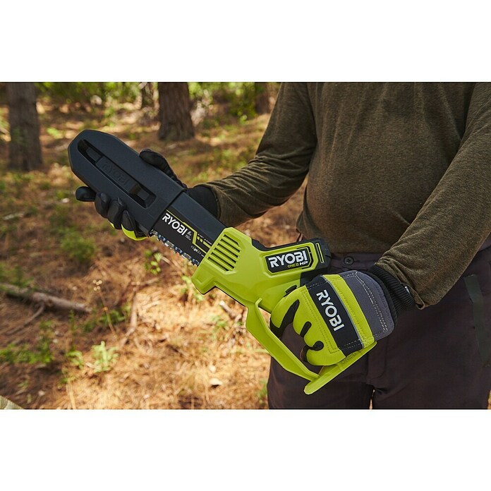 Ryobi ONE+HP Akku-Astsäge RY18PSX20A-0 (Li-Ionen, Ohne Akku, Schwertlänge: 20 cm) | BAUHAUS