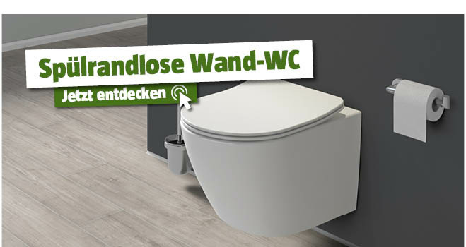 Spülrandlose Wand-WC