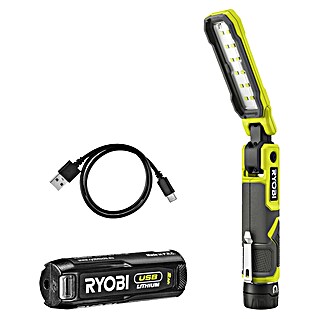 Ryobi 4V USB Akku-Stableuchte RLI4-120G (4 V, 1 Akku, 2 Ah)