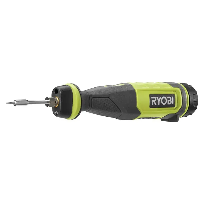 Ryobi 4V USB Akku-Lötstift RSI4-0 - 4 V, Ohne Akku - Ryobi Akku-Lötpistole mit präziser Spitze für feine Lötarbeiten, ideal für Hobby und Handwerk.