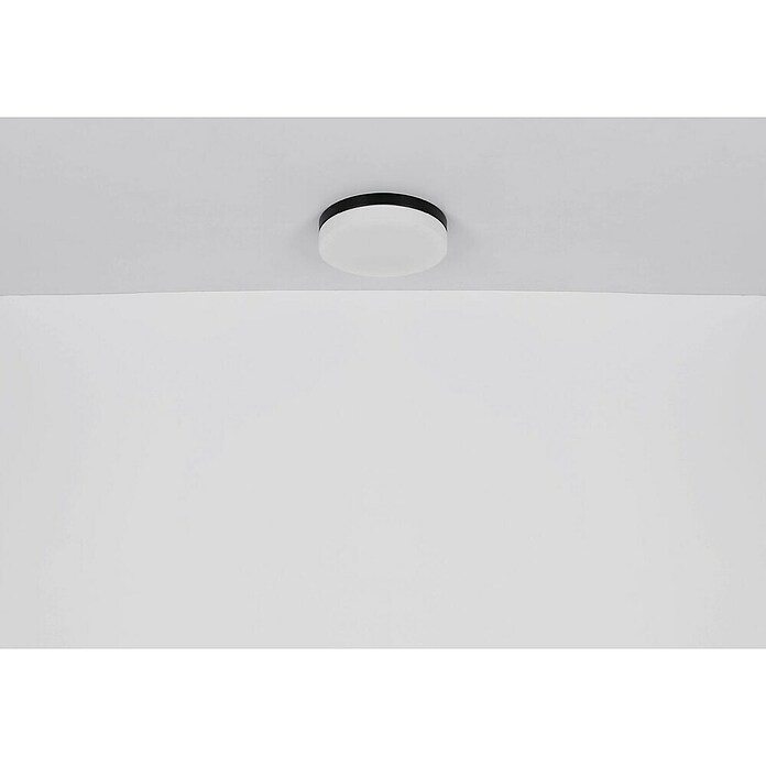 Globo Außenwand- & Deckenleuchte Vranos (60 W, Ø x H: 30 x 6,5 cm, Anthrazit, IP44) | BAUHAUS