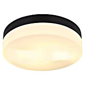 Globo Plafón para pared y techo exterior Vranos (40 W, Ø x Al: 24 x 6,5 cm, Negro, IP44) | BAUHAUS