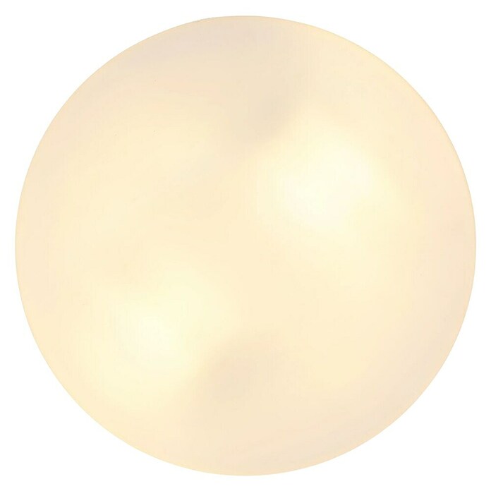 Globo Plafón para pared y techo exterior Vranos (40 W, Ø x Al: 24 x 6,5 cm, Negro, IP44) | BAUHAUS