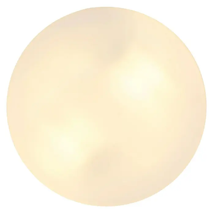 Globo Plafón para pared y techo exterior Vranos - 40 W, Ø x Al: 24 x 6,5 cm, Negro, IP44 - Primer plano de una sola perla brillante con sutiles variaciones de color, ideal para diseño de joyas.