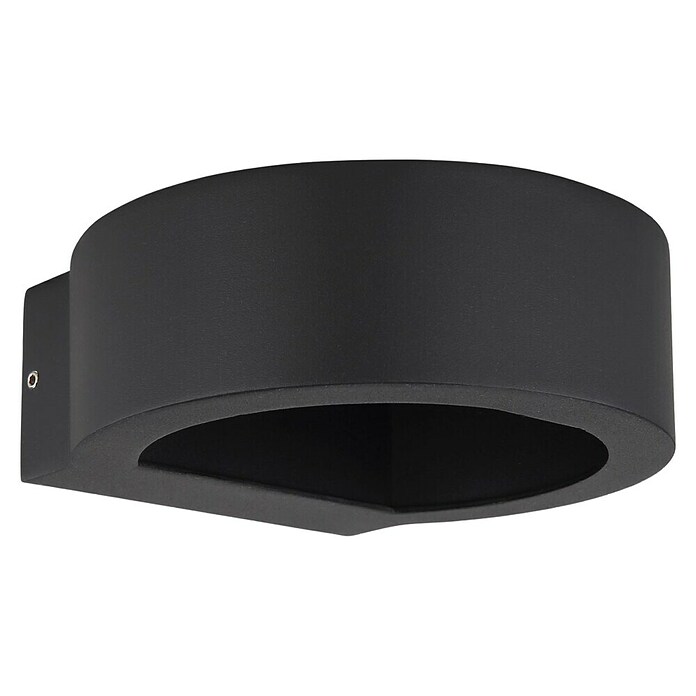 Globo Vanjska zidna LED svjetiljka Slice I  (7 W, 15,6 x 16 x 5,5 cm, Crna, IP54) | BAUHAUS