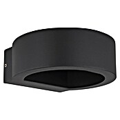 Globo Vanjska zidna LED svjetiljka Slice I  (7 W, 15,6 x 16 x 5,5 cm, Crna, IP54) | BAUHAUS
