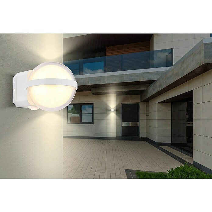 Globo Vanjska LED svjetiljka Illi  (Boja kućišta: Bijela, IP54, 12 W) | BAUHAUS