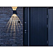 Globo Außenwandleuchte Illi (6 W, Schwarz, 10 x 10 x 10 cm, IP54) | BAUHAUS