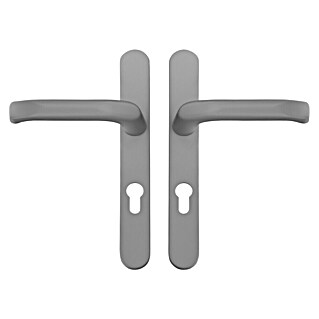 Lienbacher Drückergarnitur Odin (Aluminium, Buntbart, Drücker, Silber)