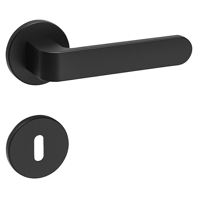 Portaferm Zimmertürgarnitur Rienza (Stärke Tür: 36 mm - 44 mm, Buntbart BB, Zamak, Rund) | BAUHAUS