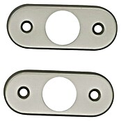 DRÜCKERROSETTE OVAL2 ST. ALU F2