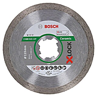 Bosch Doorslijpschijven X-Lock Ceramic (Diameter: 115 mm, Geschikt voor: Baksteen)