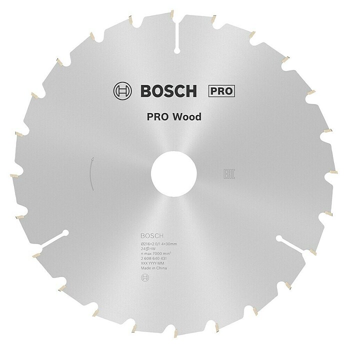 Bosch Cirkelzaagblad - 24 Tanden (216 mm) | BAUHAUS