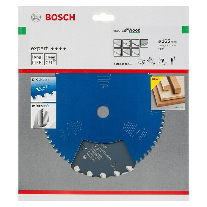Bosch Cirkelzaagblad (Aantal tanden: 24 st., 165 mm) | BAUHAUS