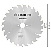 Bosch Cirkelzaagblad (Aantal tanden: 24 st., 160 mm, Zaagbladdikte: 2,6 mm) | BAUHAUS