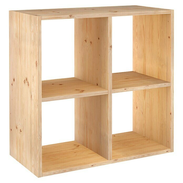 Astigarraga Dinamic HolzregalL x B x H: 33 x 70,8 x 70,8 cm, Holz Front View