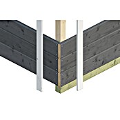 Skan Holz Gartenhaus Arnheim (Außenmaß inkl. Dachüberstand (B x T): 720 x 539 cm, Holz, Schiefergrau) | BAUHAUS