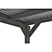 SKAN HOLZ Carport (Außenmaß inkl. Dachüberstand (B x T): 5,57 x 7,08 m, Doppelcarport, Schiefergrau) | BAUHAUS