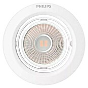 Philips Foco LED empotrable Pomeron (3 W, L x An: 9 x 9 cm, Color de luz: Blanco neutro, Plástico, Clase de eficiencia energética: A+)