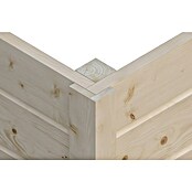 Skan Holz Gartenhaus Arnheim (Außenmaß inkl. Dachüberstand (B x T): 720 x 539 cm, Holz, Natur) | BAUHAUS