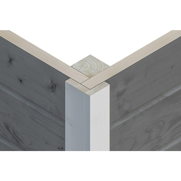 Skan Holz Gartenhaus Arnheim (Außenmaß inkl. Dachüberstand (B x T): 720 x 539 cm, Holz, Schiefergrau) | BAUHAUS