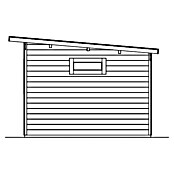 Skan Holz Gartenhaus Dilbeek (Außenmaß inkl. Dachüberstand (B x T): 553 x 380 cm, Holz, Natur) | BAUHAUS