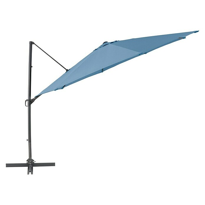 Sunfun Ampelschirm (Blau, Durchmesser: 350 cm)