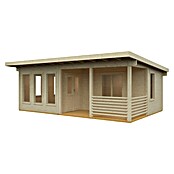 Skan Holz Gartenhaus Arnheim (Außenmaß inkl. Dachüberstand (B x T): 720 x 539 cm, Holz, Natur) | BAUHAUS