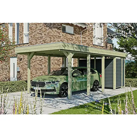 SKAN HOLZ  Carport Friesland Hybrid Set 12
