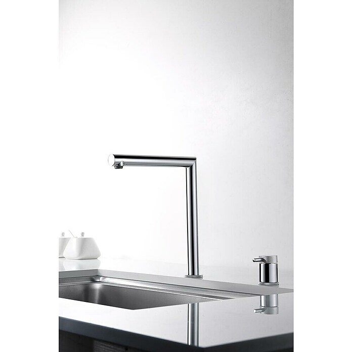 Imex Grifo de cocina escamoteable Itaca (Cromo) | BAUHAUS