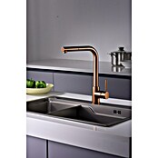 Imex Grifo de cocina extraíble Malta (Oro rosa) | BAUHAUS