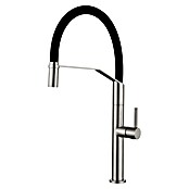 Imex Grifo de cocina flexible Deva (Negro/Cromo, Mate) | BAUHAUS