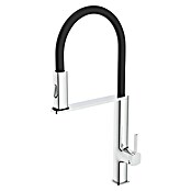 Imex Grifo de cocina flexible Menorca (Negro/Cromo) | BAUHAUS