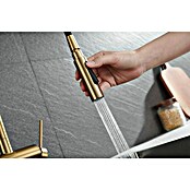 Imex Grifo de cocina extraíble Berna (Oro) | BAUHAUS