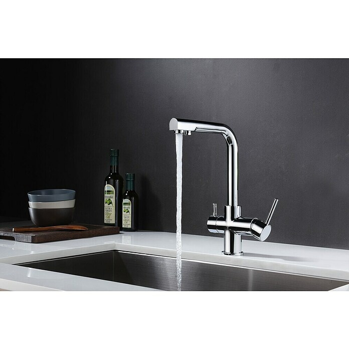 Imex Grifo de cocina ósmosis Marsella (Cromado) | BAUHAUS