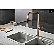 Imex Grifo de cocina extraíble Niza (Oro rosa) | BAUHAUS