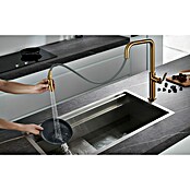 Imex Grifo de cocina extraíble Niza (Oro) | BAUHAUS