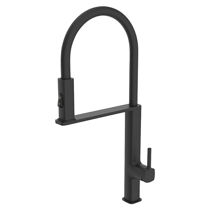 Imex Grifo de cocina flexible Menorca (Negro) | BAUHAUS