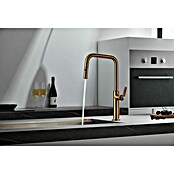 Imex Grifo de cocina extraíble Niza (Oro) | BAUHAUS