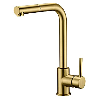 Imex Grifo de cocina extraíble Malta (Oro)
