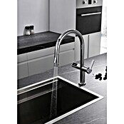 Imex Grifo de cocina extraíble Turín (Cromo) | BAUHAUS