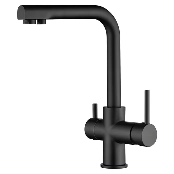 Imex Grifo de cocina ósmosis Marsella - Negro - Elegante grifo de cocina negro con un diseño moderno. Este grifo es un accesorio elegante y funcional para cualquier cocina, añadiendo un toque de lujo.
