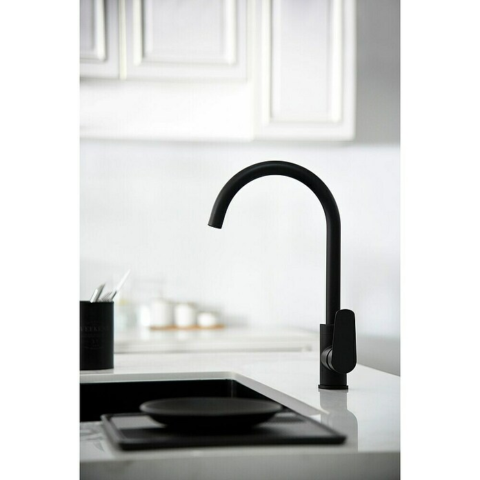 Imex Bélgica Grifo de cocina (Negro) | BAUHAUS