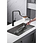 Imex Grifo de cocina extraíble Bonn (Negro) | BAUHAUS