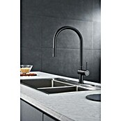 Imex Grifo de cocina extraíble Berna (Negro) | BAUHAUS