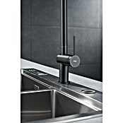 Imex Grifo de cocina extraíble Berna (Negro) | BAUHAUS